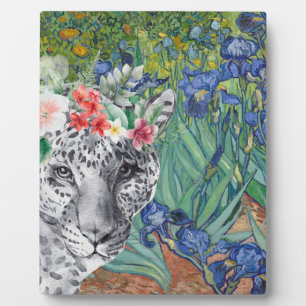 Van Gogh's Irises en Fancy Leopard Fotoplaat