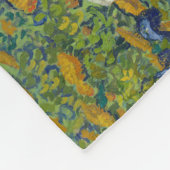 Van Gogh's Irises Fleece Blanket (Hoek)