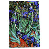 Van Goghs Irises fleurit le sac floral de cadeau (Devant)