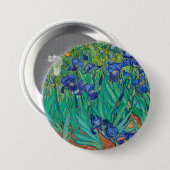 Van Gogh's Irises Ronde Button 7,6 Cm (Voorkant /achterkant)