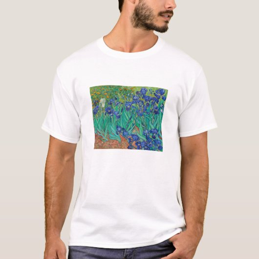 Van Gogh's Irises T-shirt (Voorkant)
