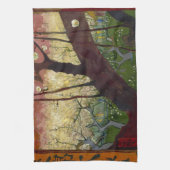 Van Gogh's Japonaiserie na Hiroshige Theedoek (Verticaal)