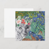 Van Gogh's Kaarten en Fancy leopard Flat (Voorkant / Achterkant)