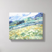 Van Goghs Landschap van Saint-Rémy Canvas Afdruk (Voorkant)