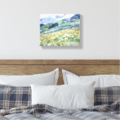 Van Goghs Landschap van Saint-Rémy Canvas Afdruk (Insitu (Slaapkamer))