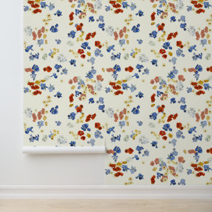 Van Gogh's Poppy en Iris Flowers Behang