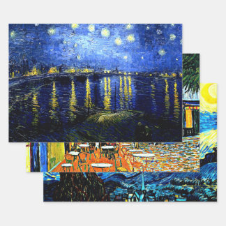 Van Goghs populairste schilderijen Wrapping Paper