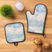 Van Gogh's sky background Ovenwant & Pannenlap Set (Top down)