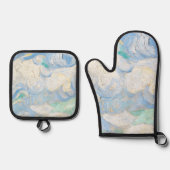 Van Gogh's sky background Ovenwant & Pannenlap Set (Voorkant)