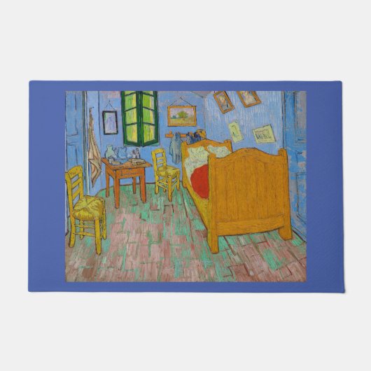 Van Gogh's slaapkamer in Arles die kunst schildere Deurmat (Voorkant)