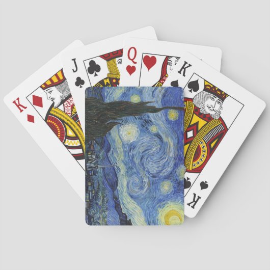 Van Gogh's Starry Night Pokerkaarten (Achterkant)