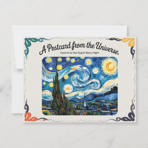 Van Goghs Sterrennacht Art Inspired Briefkaart