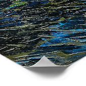 Van Gogh's Sterrennacht over de Rijn Poster (Hoek)