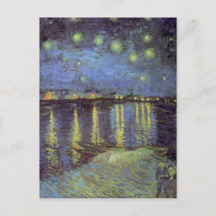 Van Gogh's Sterrennacht schilderen Briefkaart