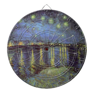 Van Gogh's Sterrennacht schilderen Dartbord