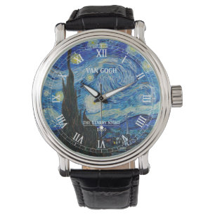 Van Gogh's Sterrennacht Watch Horloge