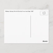 Van Gogh's Vist in de lente Briefkaart (Achterkant)