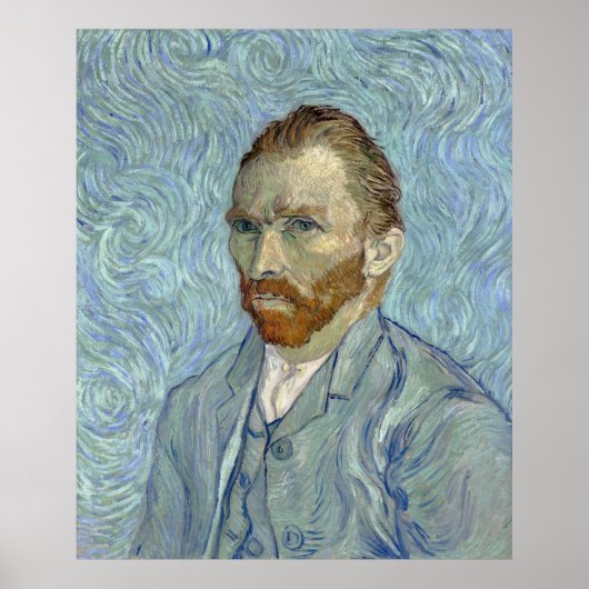 Van Gogh's zelfportret Poster (Voorkant)