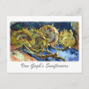 Van Gogh's zonnebloemen Briefkaart