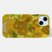 Van Gogh's zonnebloemen  Fine Art Case-Mate iPhone Case (Achterkant (horizontaal))