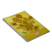 Van Gogh's zonnebloemen Notitieboek (Rechterzijde)