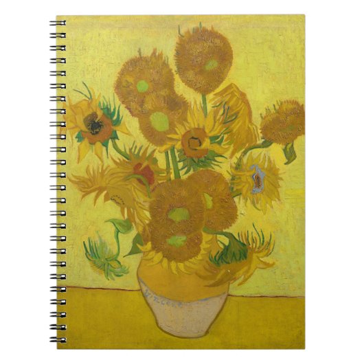 Van Gogh's zonnebloemen Notitieboek (Voorkant)