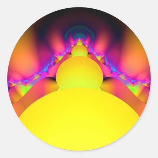 van gouden eieren ronde sticker (Voorkant)