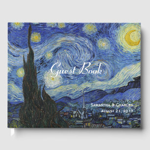Van Gough Starry Mariage de nuit Livre d'or