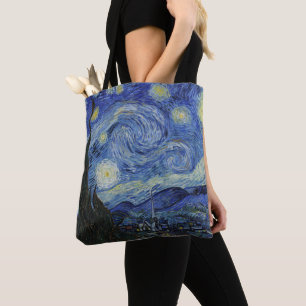 Van Gough Sterrennacht Canvas tas