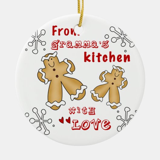 Van Gramma's Keuken Keramisch Ornament (Voorkant)