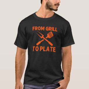 Van grill tot Bord hertenvlees voor het diner Meat T-shirt
