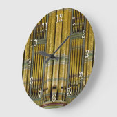  van groene en goudorgaanbuizen grote klok (Hoek)