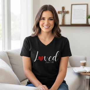 Van harte Christelijk John 3:16 T-shirt