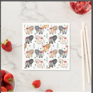 VAN HELE HEERTE 5 chow kleuren Servet