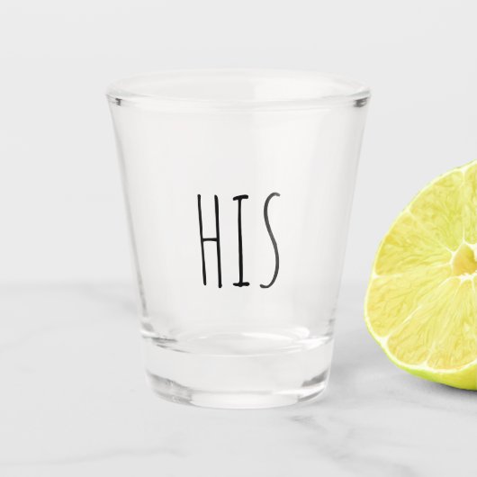 Van hem | Grappig geschenkglas Shot Glas (Voorkant)