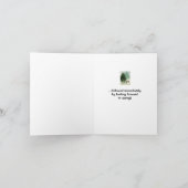 Van herfst naar lente gaan kaart (Binnen)