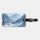 Van herfst tot winter bagagelabel (Achterkant horizontaal)