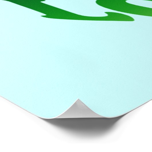 Van het Aarde-Poster houden Poster (Hoek)