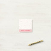 Van het bureau van aangepaste naam lippenpatroon r post-it® notes (Op bureau)