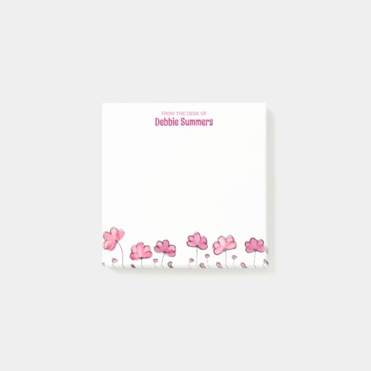 Van het bureau van Aangepaste naam Professionele b Post-it® Notes (Voorkant)