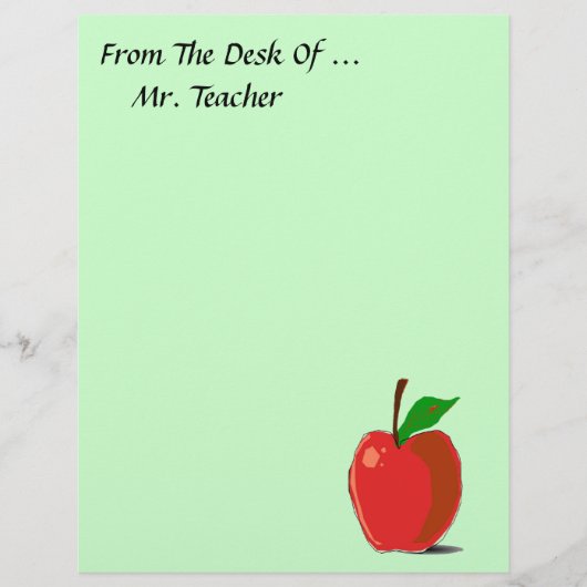 Van het bureau van... Apple Stationery (Voorkant)