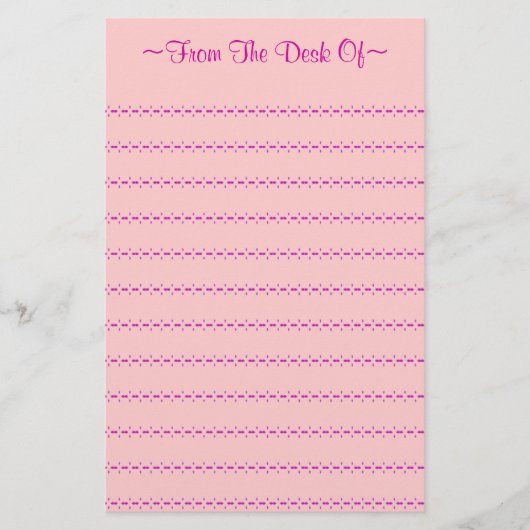 ~ Van het bureau van~ Briefpapier (Voorkant)