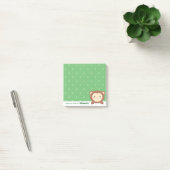 Van het bureau van Cute Kawaii Cartoon Monkey Post-it® Notes (Kantoor)