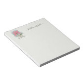 Van het bureau van de Aangepaste Vloer van de Wate Notitieblok (Schuin)