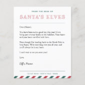 Van het bureau van de kerstbrief van de kerstman v (Voorkant)