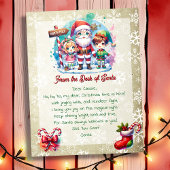 Van het bureau van de kerstman voor kinderen | Ani