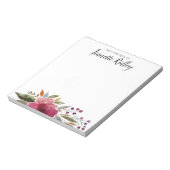 Van het bureau van de moderne Waterverf van de Bur Notitieblok (Gedraaid)