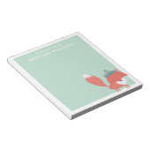 Van het bureau van de naam Winter Fox Notitieblok (Schuin)