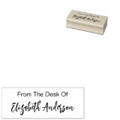 Van het bureau van de Sjabloon van de de handteken Rubberstempel (Gestempeld)