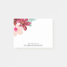 Van het bureau van Feminine Waterverf Bouquet